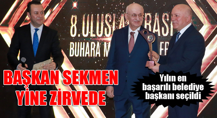  Başkan Sekmen “Yılın En Başarılı Büyükşehir Belediye Başkanı” seçildi