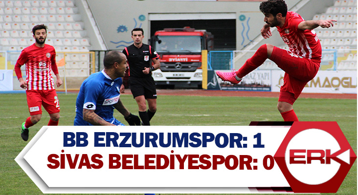  BB Erzurumspor: 1 - Sivas Belediyespor: 0