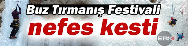  Buz Tırmanış Festivali nefes kesti