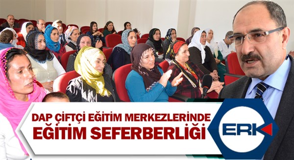  DAP Çiftçi Eğitim Merkezlerinde eğitim seferberliği