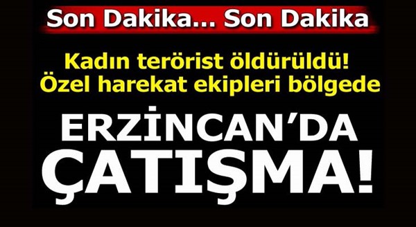  Erzincan'da bir terörist etkisiz hale getirildi