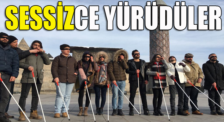  Erzurum’da sessiz yürüyüş