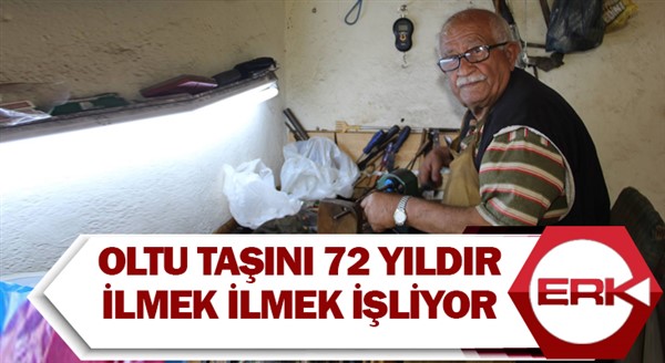  Oltu taşını 72 yıldır ilmek ilmek işliyor