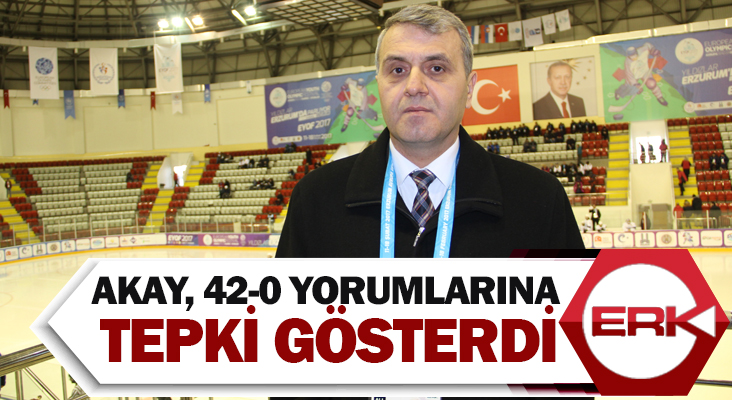  (Özel Haber) Türkiye Buz Hokeyi Federasyon Başkanı Bülent Akay, 42-0 yorumlarına tepki gösterdi