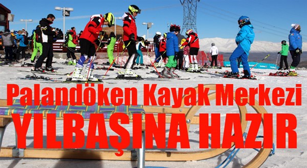  Palandöken Kayak Merkezi yılbaşına hazır 