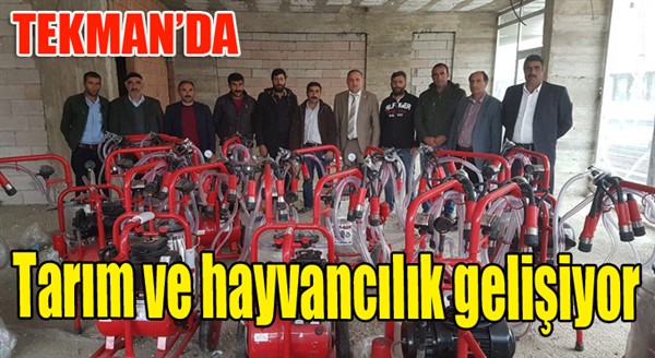  Tekman’da tarım ve hayvancılık gelişiyor