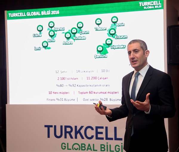  Turkcell Global Bilgi'den 2017'de bin 500 kişiye istihdam hedefi