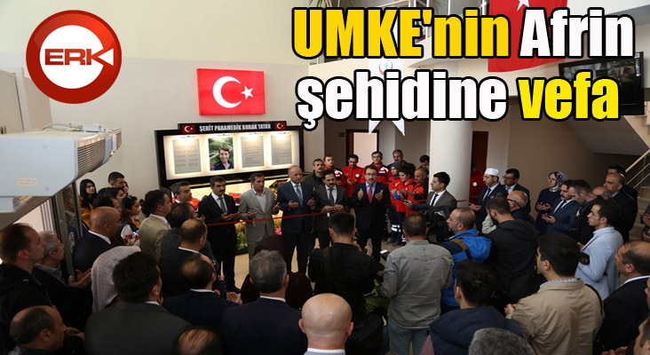  UMKE'nin Afrin şehidine vefa 