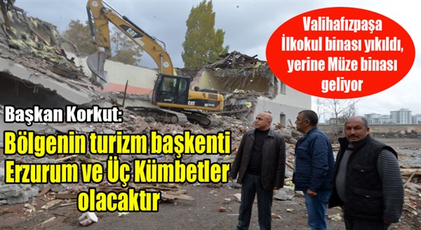  Valihafızpaşa İlkokul binası yıkıldı, yerine Müze binası geliyor 