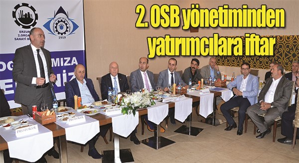 2. OSB yönetiminden yatırımcılara iftar