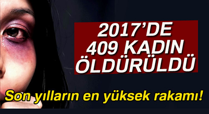 2017 yılında 409 kadın cinayete kurban gitti