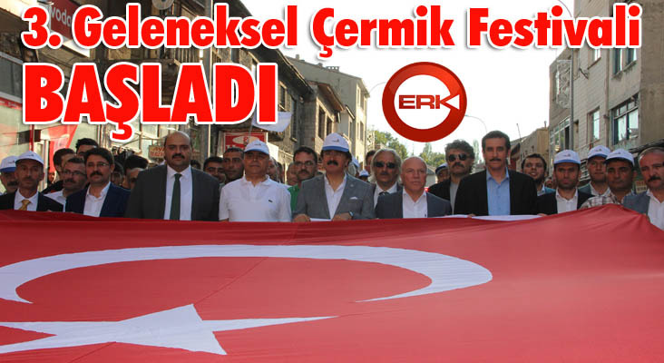 3. Geleneksel Çermik festivali başladı