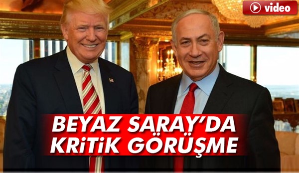 ABD Başkanı Donald Trump, İsrail Başbakanı Binyamin Netanyahu ilk kez bir arada