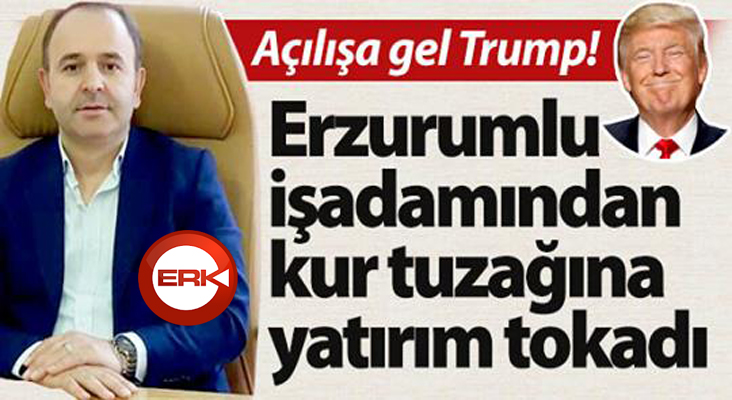 Açılışa sen de katılsana Trump