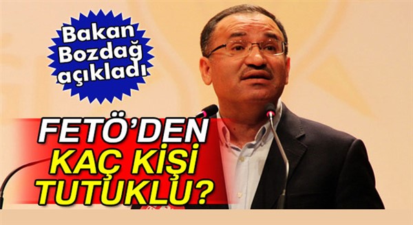 Adalet Bakanı Bozdağ: 