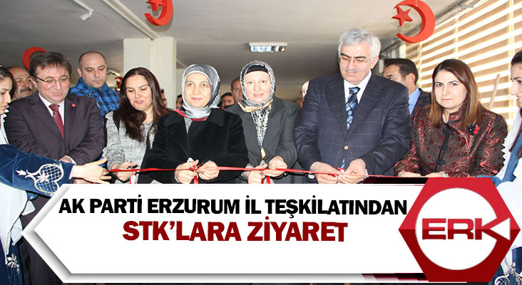 AK Parti Erzurum İl Teşkilatından STK’lara ziyaret