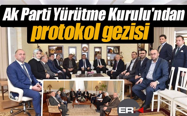 Ak Parti Yürütme Kurulu'ndan protokol gezisi