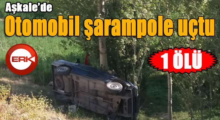 Aşkale’de trafik kazası: 1 ölü