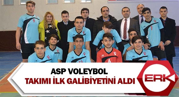 ASP Voleybol Takımı ilk galibiyetini aldı