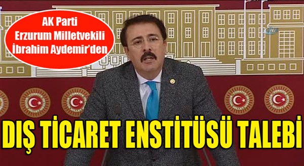 Aydemir’den Dış Ticaret Enstitüsü talebi 