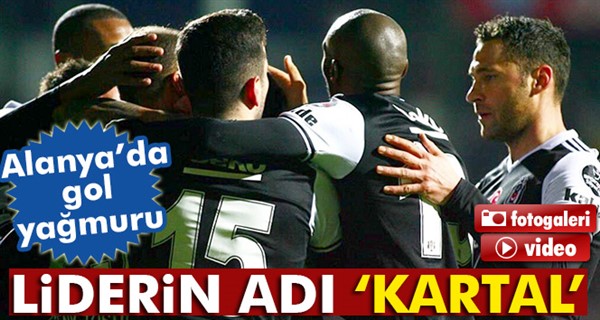 Aytemiz Alanyaspor 1-4 Beşiktaş maçı geniş özet ve golleri izle (Beşiktaş Alanya özet)