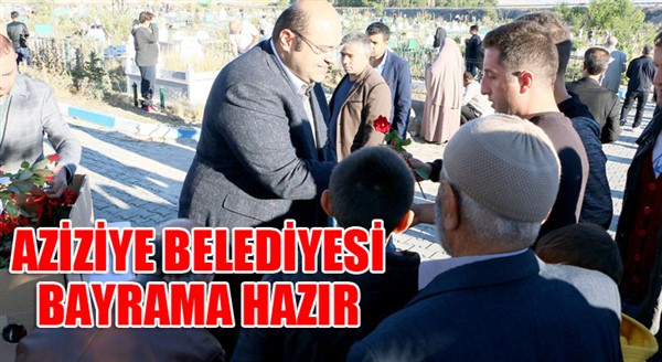 Aziziye Belediyesi bayrama hazır