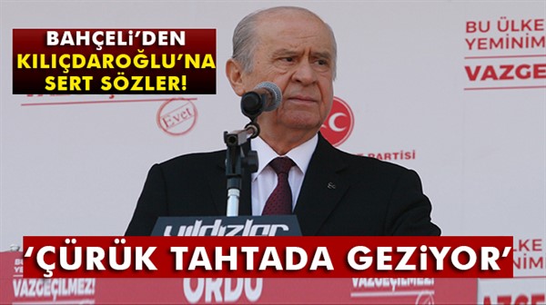 Bahçeli: 'Kılıçdaroğlu FETÖ’ye ümit aşılıyor'