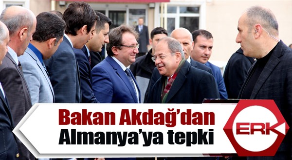 Bakan Akdağ’dan Almanya’ya tepki