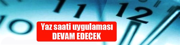 Bakan Albayrak'tan yaz saati uygulaması açıklaması