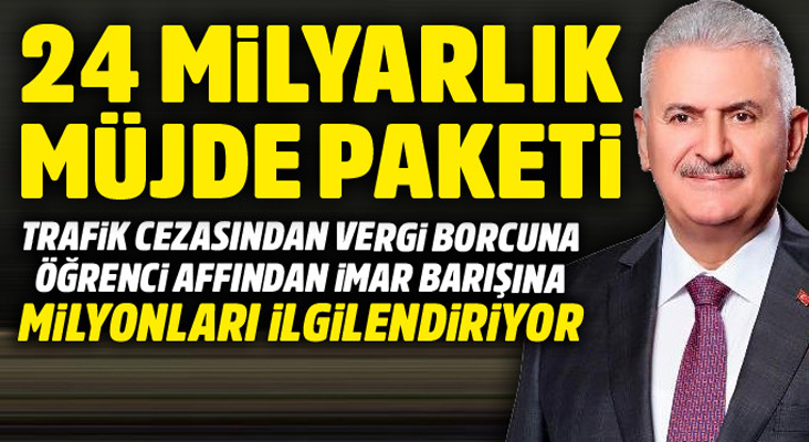 Başbakan Yıldırım’dan müjde üstüne müjde