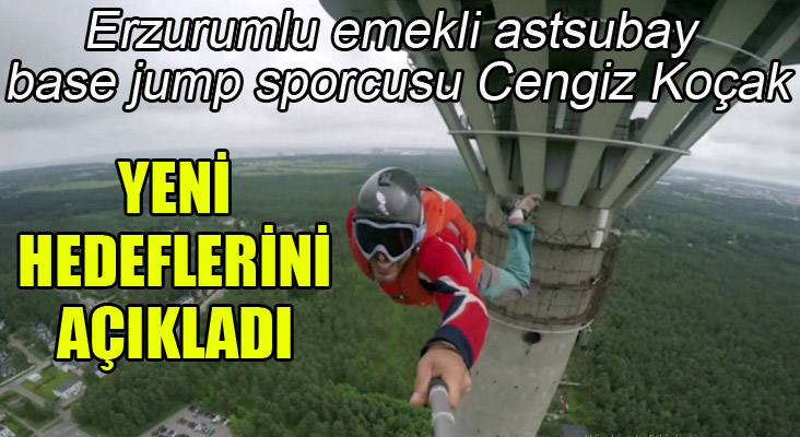 Base jump sporcusu Cengiz Koçak: 