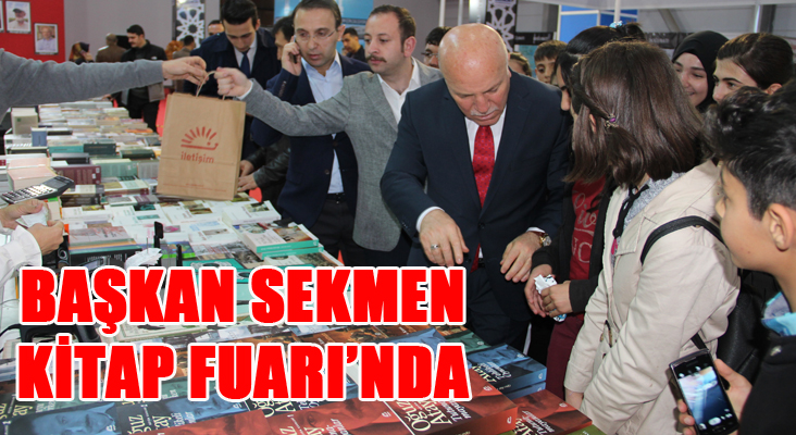 Başkan Sekmen’den 5. Doğu Anadolu Kitap Fuarı’na ziyaret