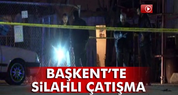 Başkent’te silahlı çatışma: 4 yaralı