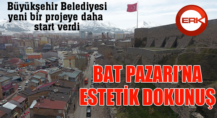 Bat Pazarı’na kentsel estetik dokunuş