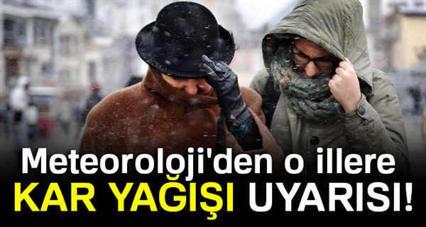 Bazı bölgeler için karla karışık yağmur uyarısı…