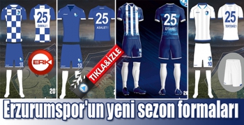 BB Erzurumspor yeni sezon formalarını tanıttı 