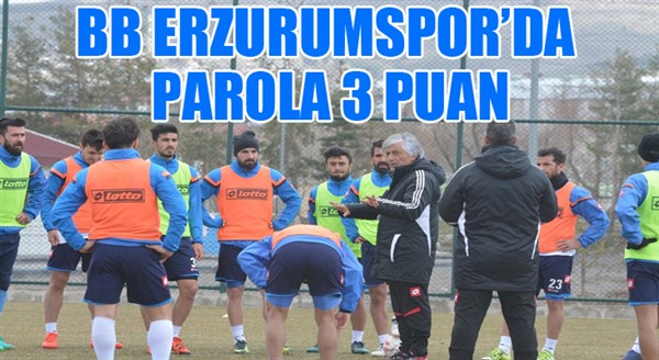 BB Erzurumspor'da parola 3 puan...