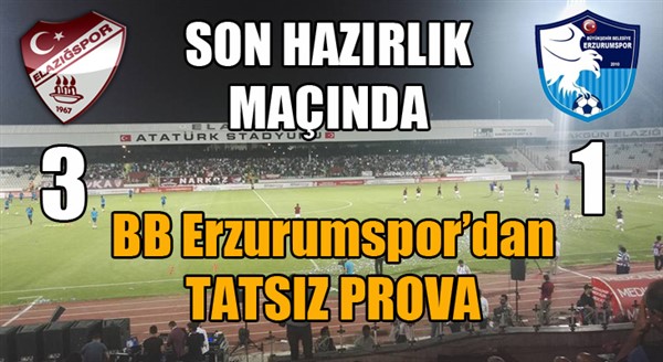 BB Erzurumspor'dan tatsız prova...