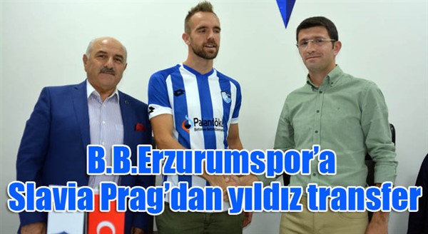 B.B.Erzurumspor’a Slavia Prag’dan yıldız transfer