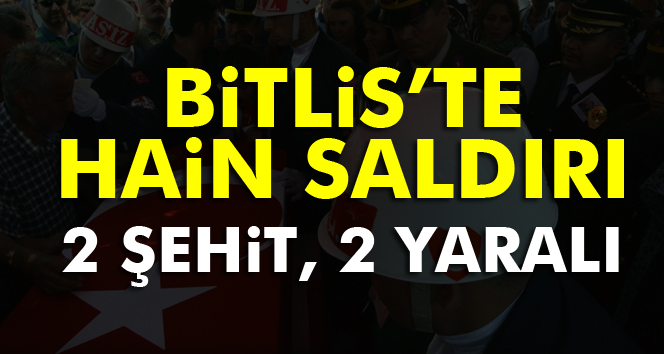 Bitlis’te çatışma: 2 şehit, 2 yaralı
