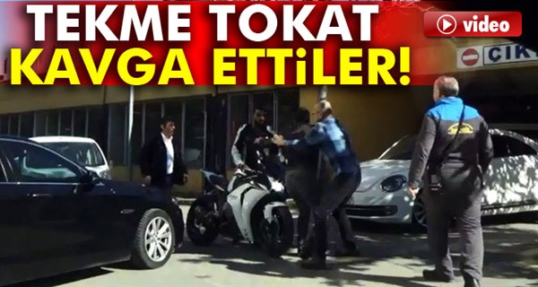 Bursa'da tekme tokat yol verme kavgası