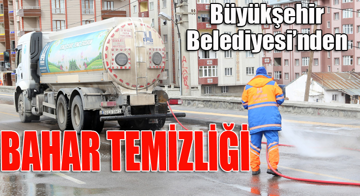 Büyükşehir’den bahar temizliği