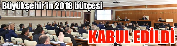 Büyükşehir’in bütçesi oy birliğiyle kabul edildi 