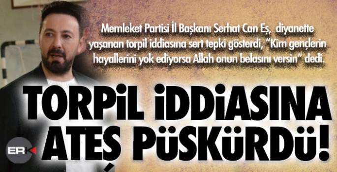 Can Eş'ten Diyanet'te torpil iddialarına sert tepki! 