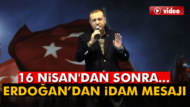 Çanakkale Zaferinin 102'nci yıl dönümünde konuşan Erdoğan'dan idam mesajı