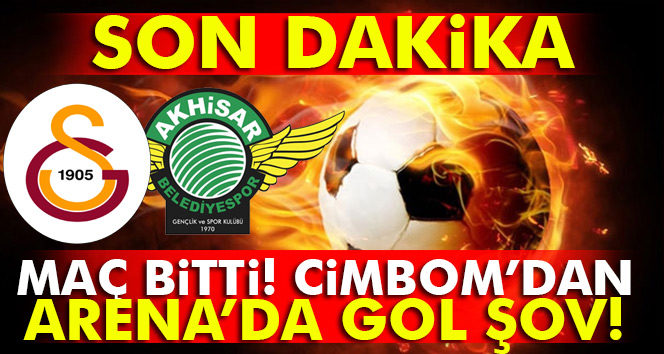 CANLI - Galatasaray Akhisar Belediye maçı kaç kaç? GS Akhisar geniş özeti ve golleri izle