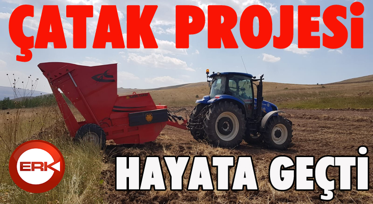 Çatak projesi hayata geçti