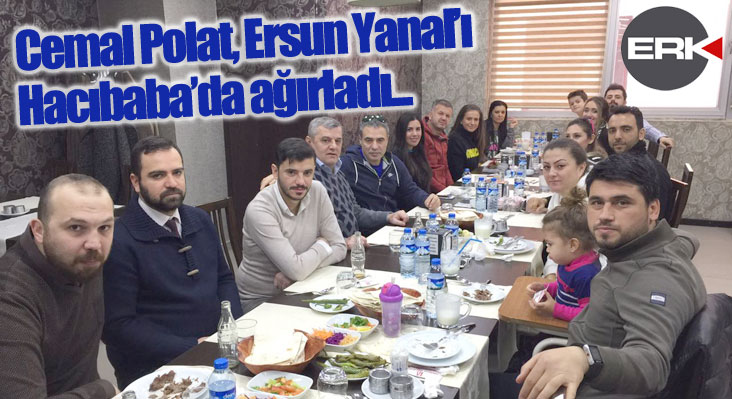 Cemal Polat, Ersun Yanal'ı Hacıbaba'da ağırladı...