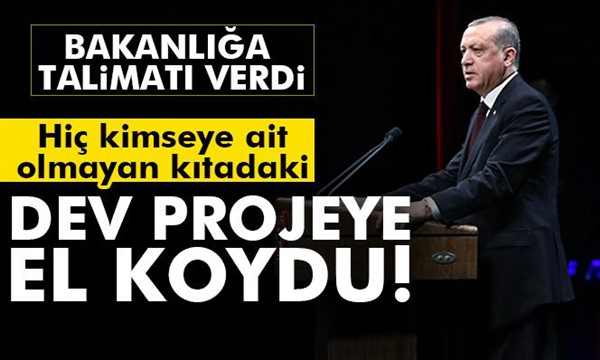 Cumhurbaşkanı Erdoğan, Antarktika üssü projesine el koydu!