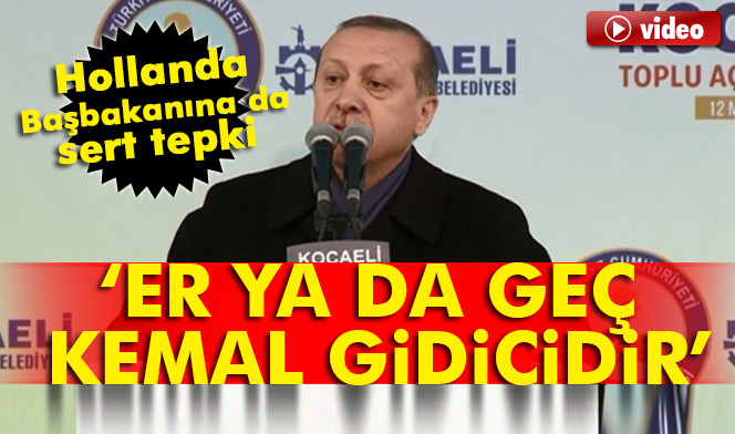 Cumhurbaşkanı Erdoğan, Kocaeli'de konuştu: Er ya da geç Kemal gidicidir